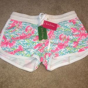 RARE Lilly Pulitzer lobster print shorts